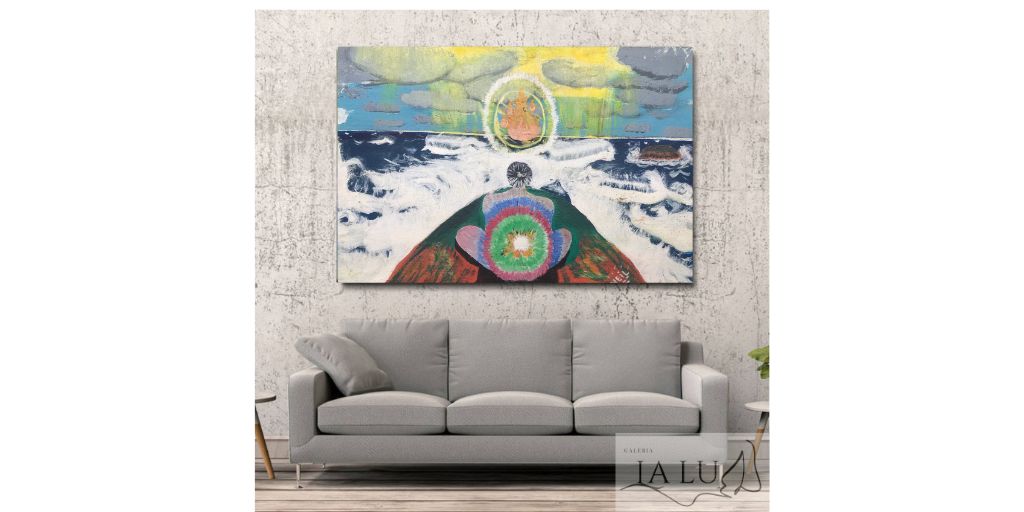 Pintura al Oleo sobre lienzo - “Yo soy” – Obra original única