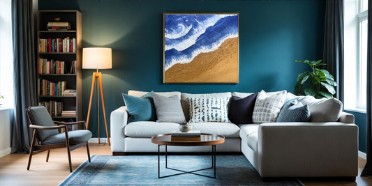 Oleo Sobre Lienzo Mar y Arena